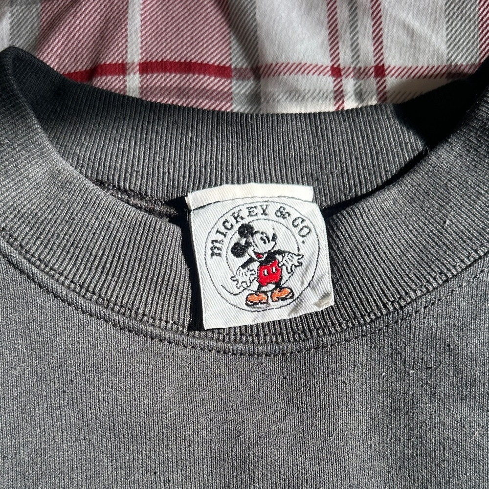 Vintage Mickey mouse Halloween Ghost Sweatshirt XL unisex print on both sides - Picture 7 of 16